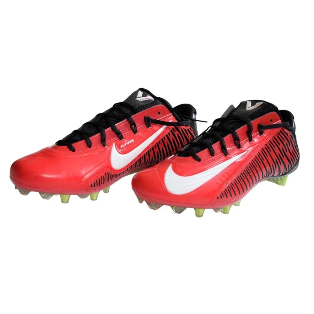 Nike Vapor Carbon Elite 2014 TD Cleats Red/Black 657441-602 Sz 13.5 + Bag - NWOB
